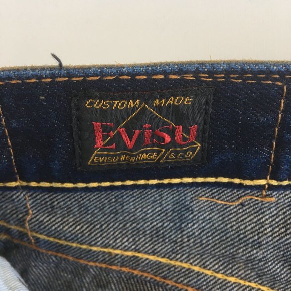 Evisu No.3 Button Fly Selvedge Jeans 33 - Picture 10 of 16